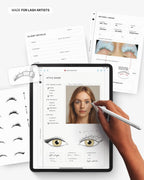 lash client consultation & record book for goodnotes