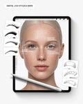 Digital Lash Mapping & Styling Toolkit for Procreate