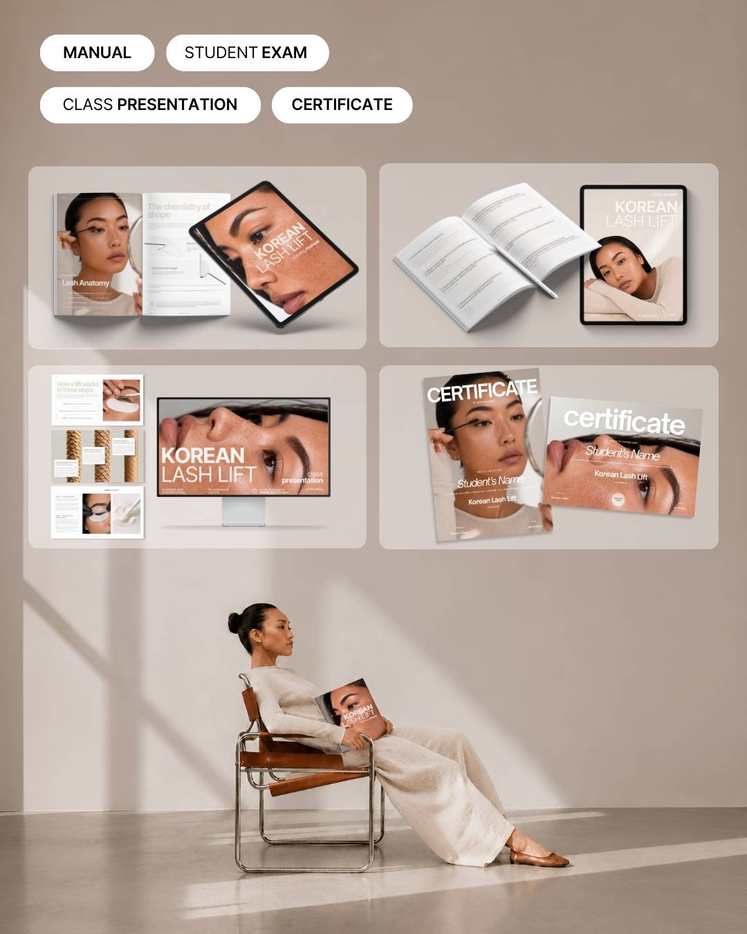 Korean Lash Lift Training Manual – Pre-Written Course Template by SINLASH