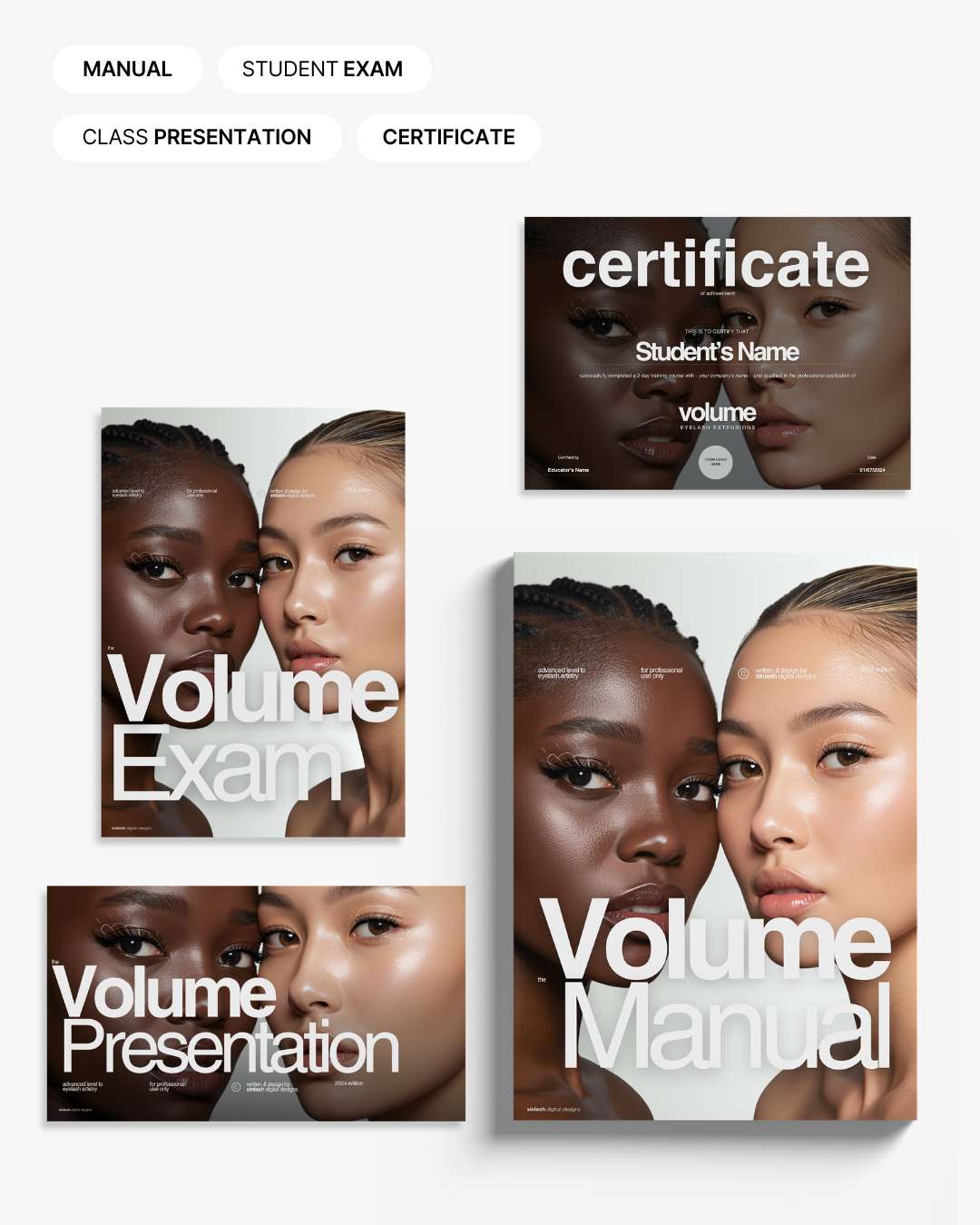 Editable Lash Manual Templates