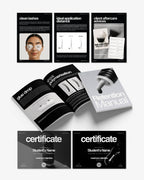 Editable Lash Retention Manual Template Bundle
