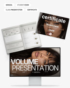 Russian Volume manual pages, student certificate and class presentation slides